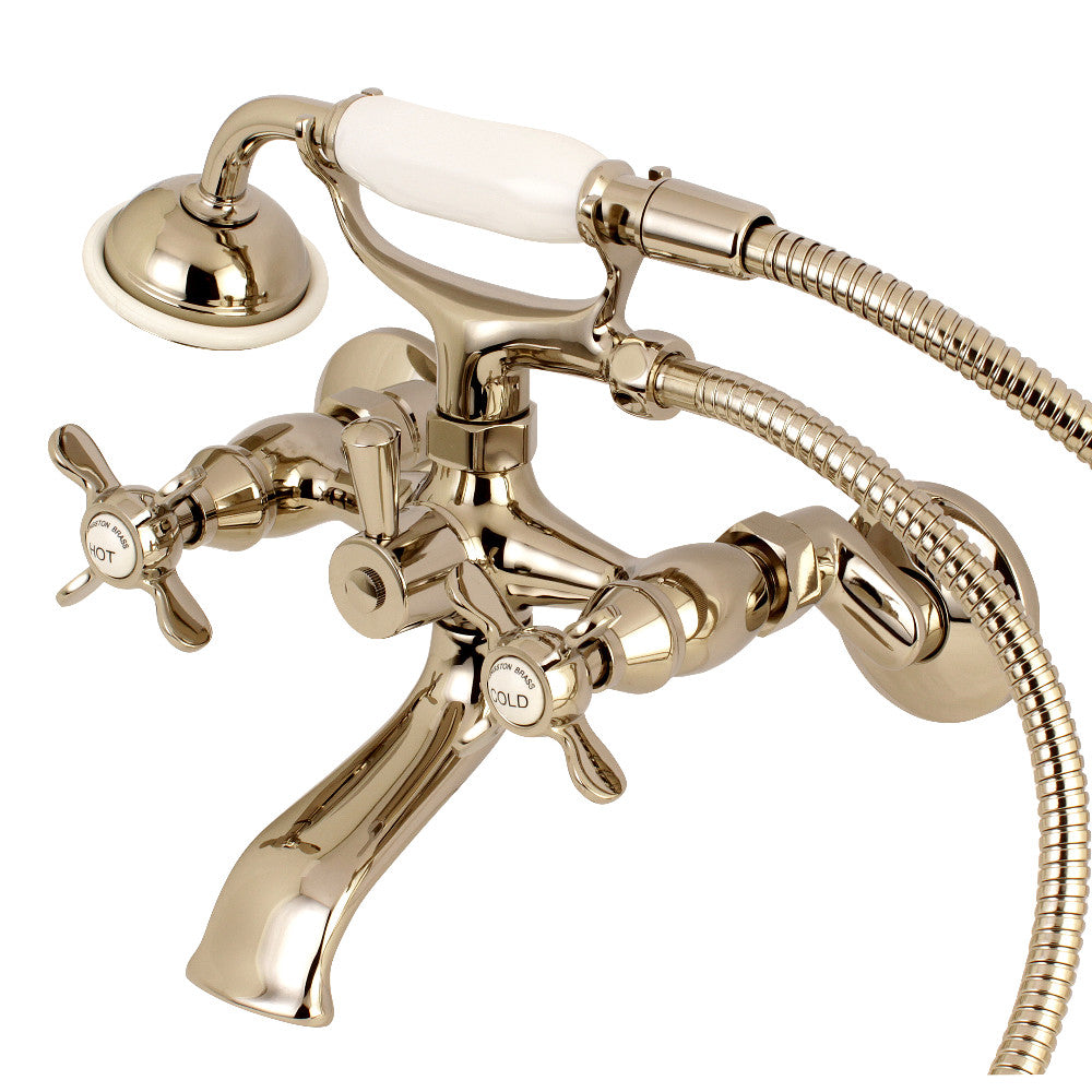 Essex Clawfoot Tub Faucet With Hand Shower In 7.5" Spout Reach