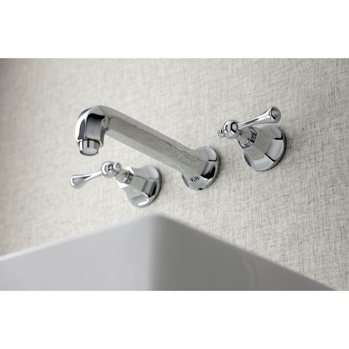 Metropolitan Modern Style Wall Mount Bathroom Faucet