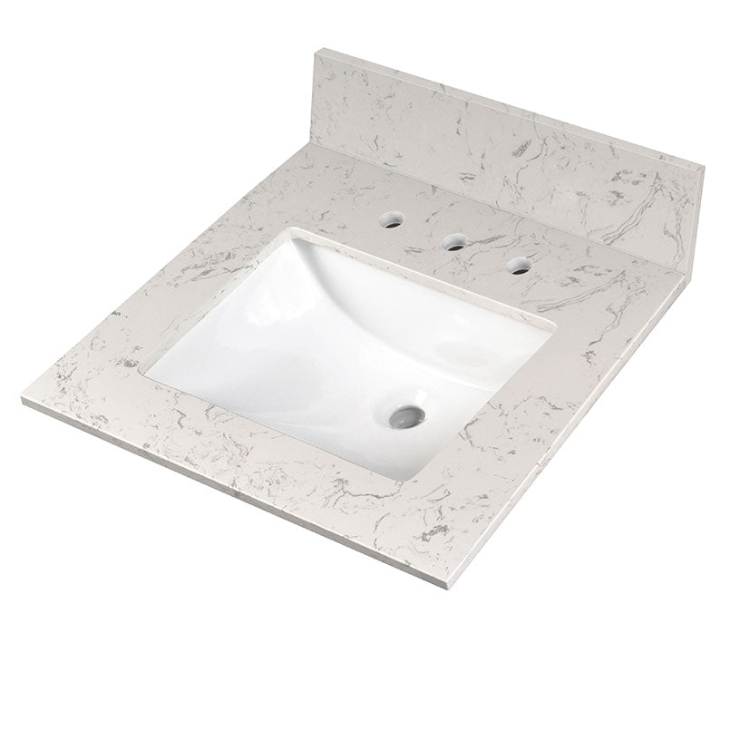 Carrara Sky Vanity Top With Sink