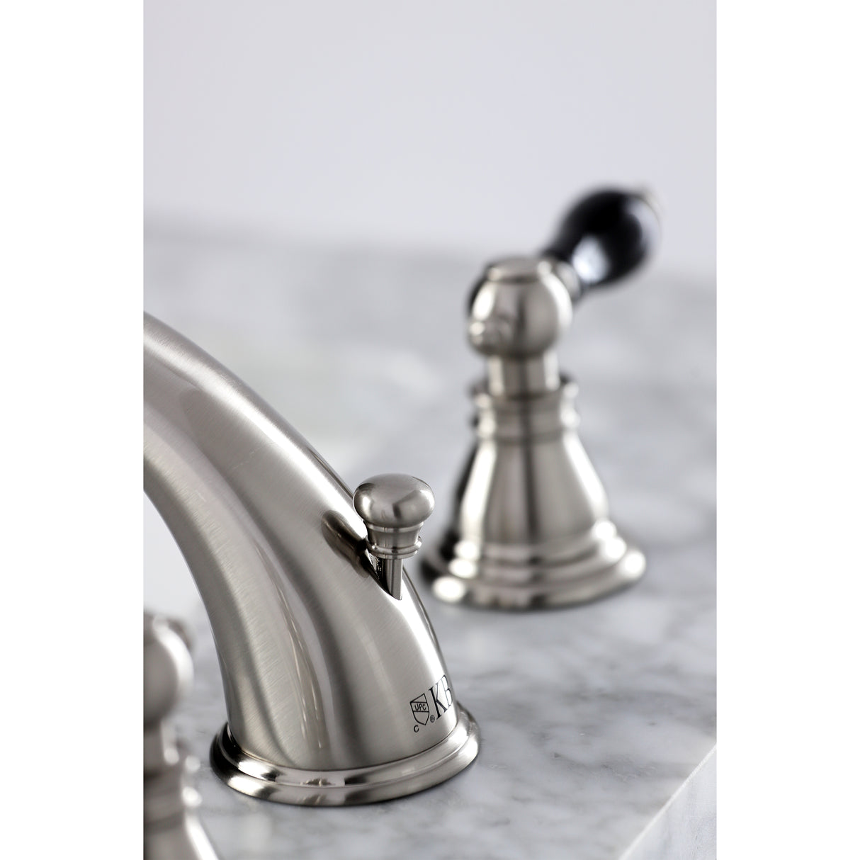 Widespread Bathroom Faucet with Plastic Pop-Up