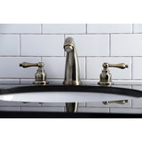 Victorian Two Handle 8" Widespread Bathroom Faucet With Matching Pop Up Drain