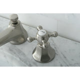 Metropolitan 8" Widespread Bathroom Faucet With Brass Pop-Up