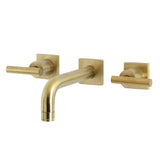 Manhattan Two-Handle Wall Mount Bathroom Faucet