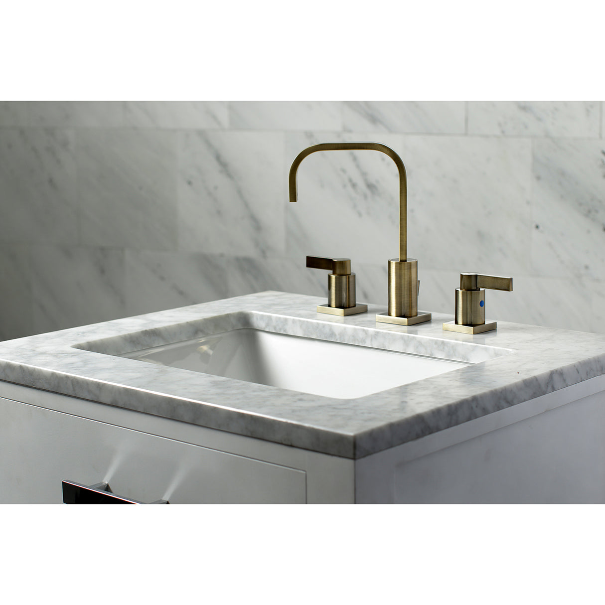 NuvoFusion Widespread Modern Bathroom Faucet