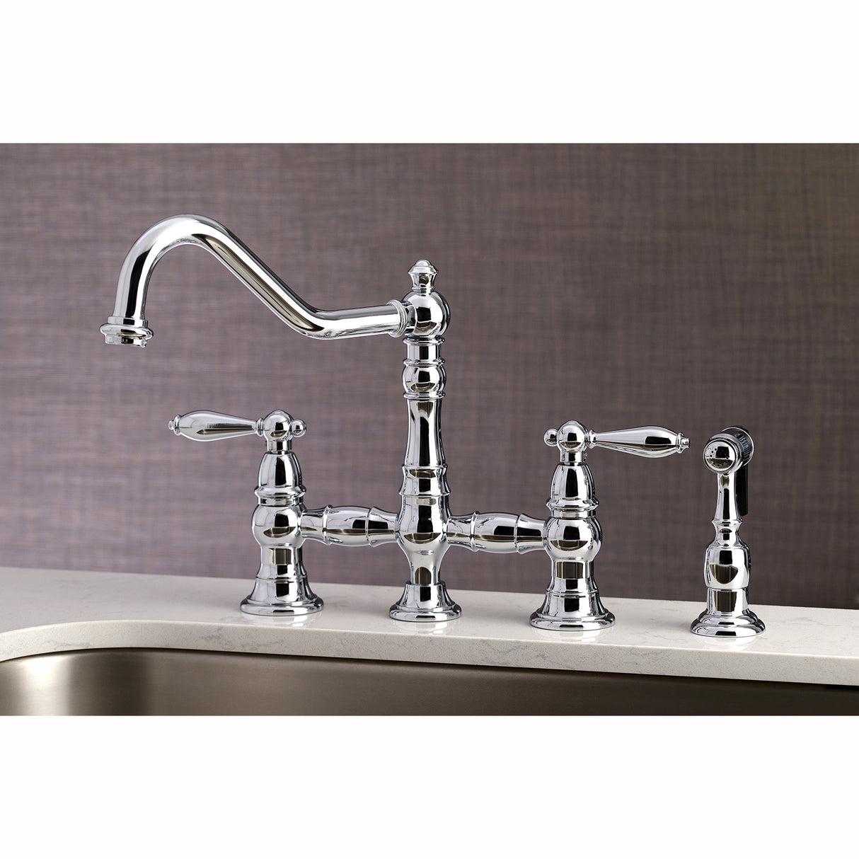 Kitchen Faucet With Side Sprayer