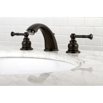 Naples Widespread Bathroom Faucet W/ Lever Handle
