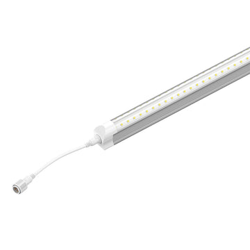 LED Tube Lights 4 Ft 18W - V Shape 2160 Lumens - 5000k Clear - Suitable For Cooler Doors Illumination
