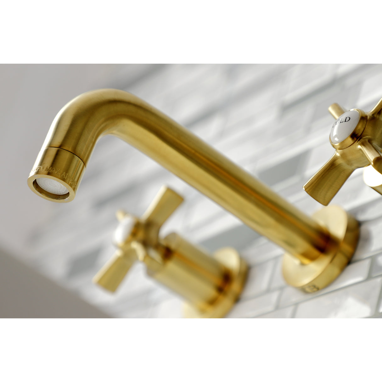 Millennium Two Handle Wall Mount Bathroom Faucet