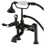 Heirloom Deck Mount Clawfoot Tub Faucet Bronze