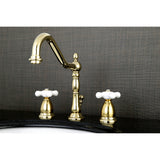 Heritage 8" Dual Cross Handle Widespread Bathroom Faucet