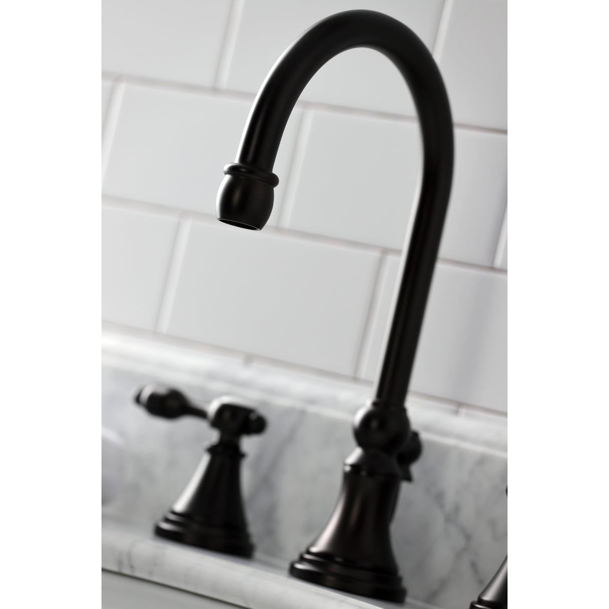 Tudor Widespread Bathroom Faucet W/ Brass Pop Up