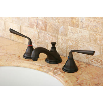 Silver Sage 8 inch Traditional Widespread Bathroom Faucet
