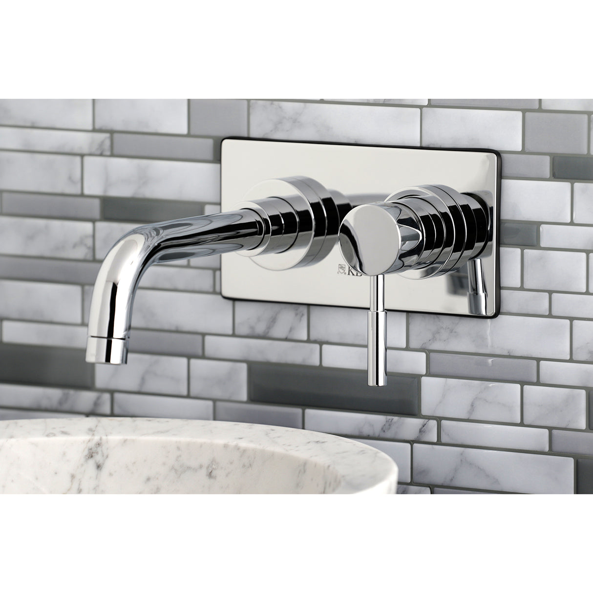 Single-Handle Wall Mount Bathroom Faucet