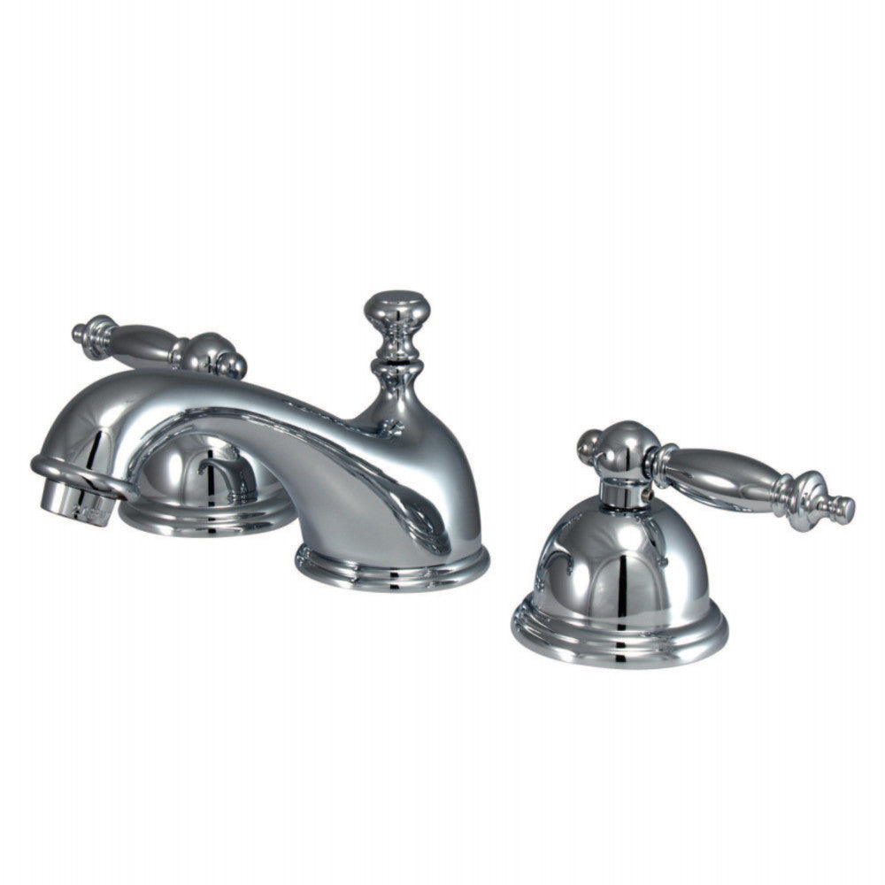 Templeton 1.2 GPM Widespread Bathroom Faucet With Pop Up Drain Assembly And Metal Handles