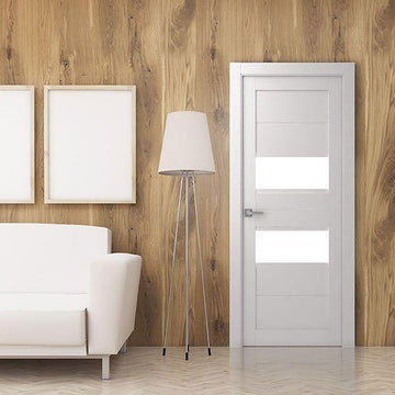 Dessa Interior Door in Bianco Noble Finish