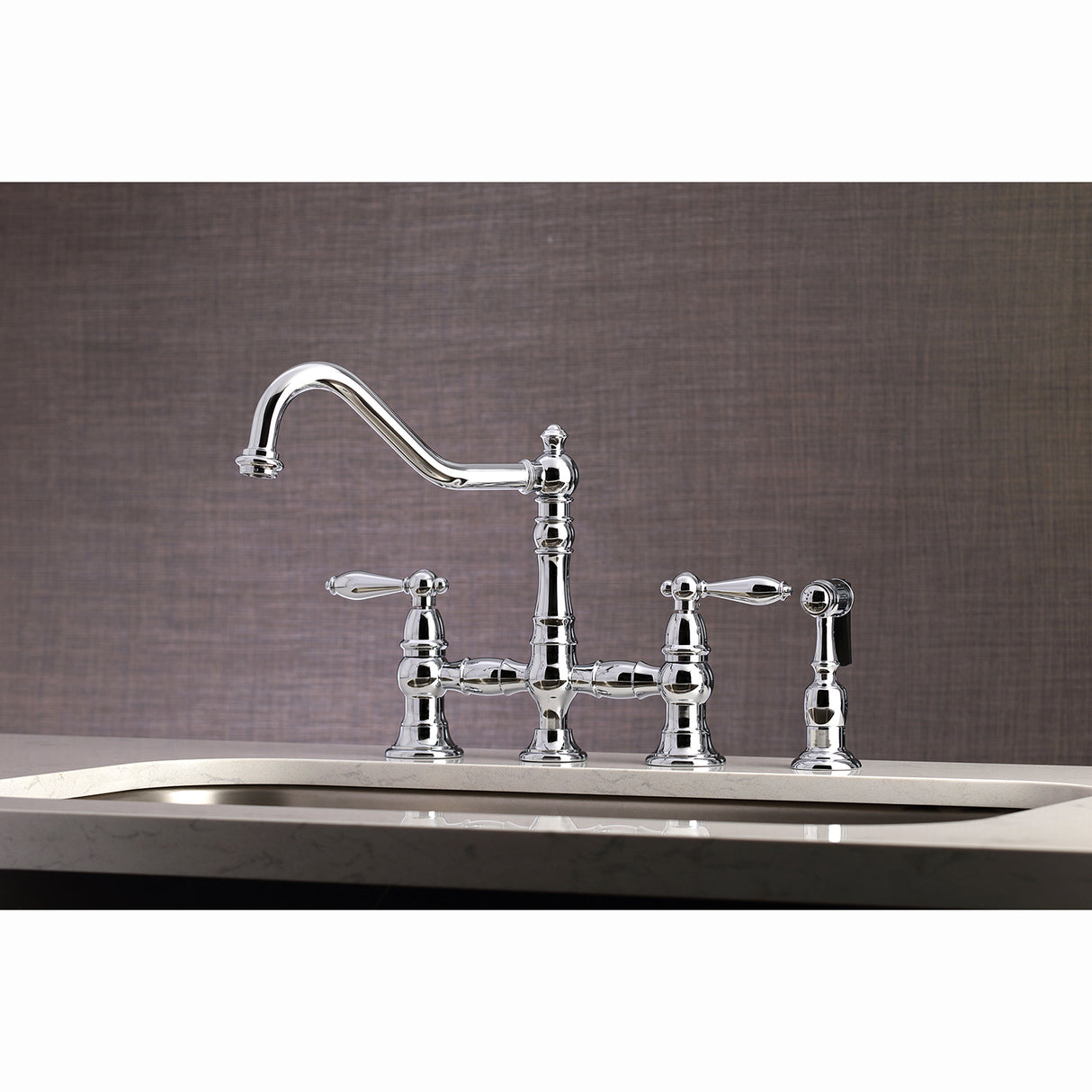 Kitchen Faucet With Side Sprayer