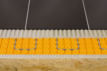 Ditra-Heat Membrane Roll 3 feet 2-5/8 inch X 41 feet 10-3/4 inch = 134.5 SF