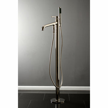 Concord Freestanding Roman Tub Faucet With Hand Shower, 9.5