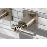 Milano Two-Handle Wall Mount Bathroom Faucet