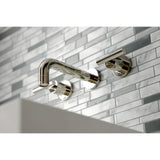 Manhattan 2-Handle 8 inch Wall Mount Bathroom Faucet