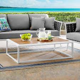 Stance Outdoor Patio Aluminum Coffee Table - BUILDMYPLACE