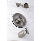 Tub And Shower Faucet, Brushed Nickel