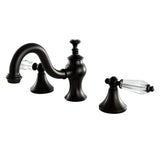 Wilshire 8 In. Two-handle 3-Hole Deck Mount Widespread Bathroom Sink Sink Faucet with Drain