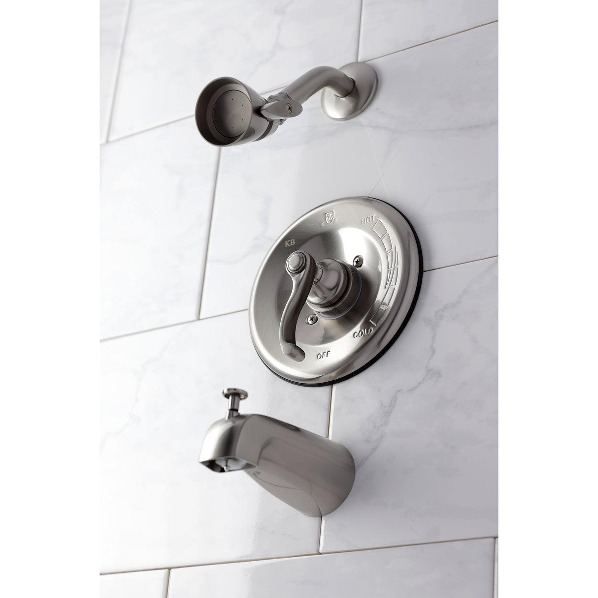 Tub And Shower Faucet, Brushed Nickel