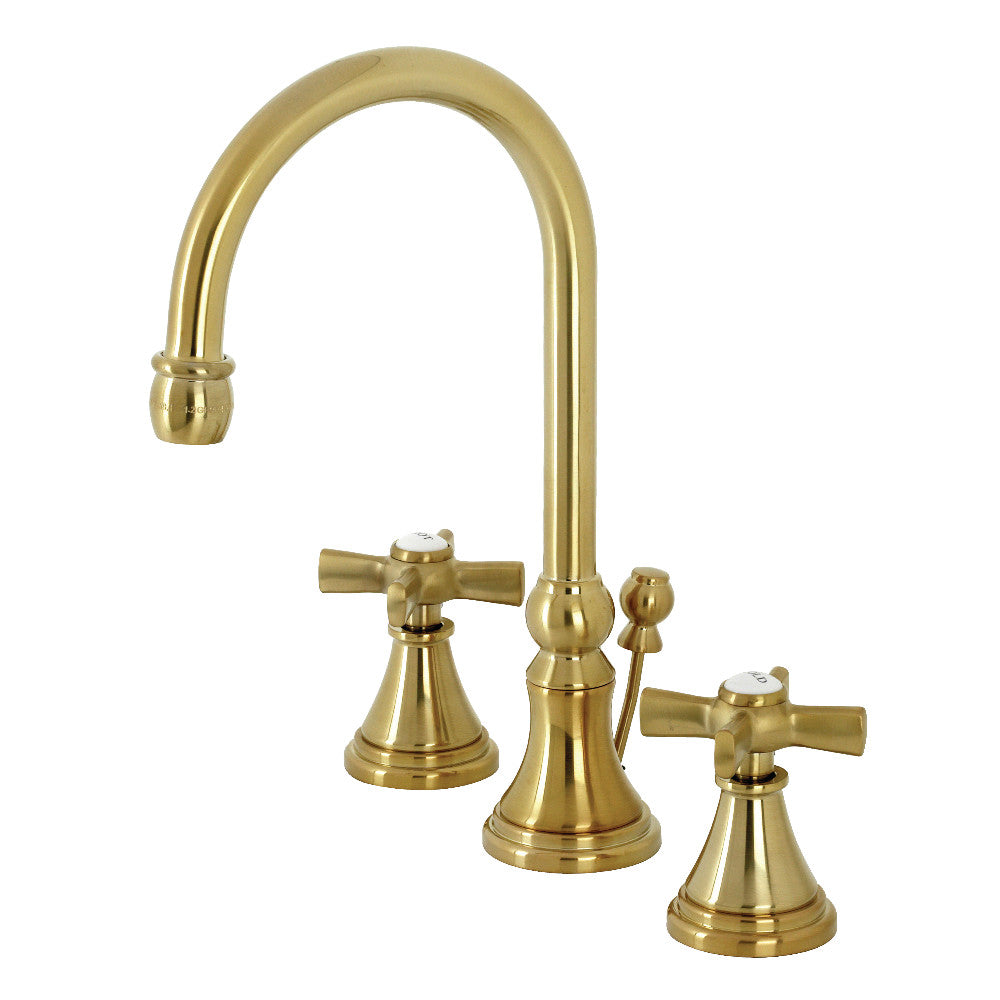 Millennium Widespread Bathroom Faucet With Brass Pop Up