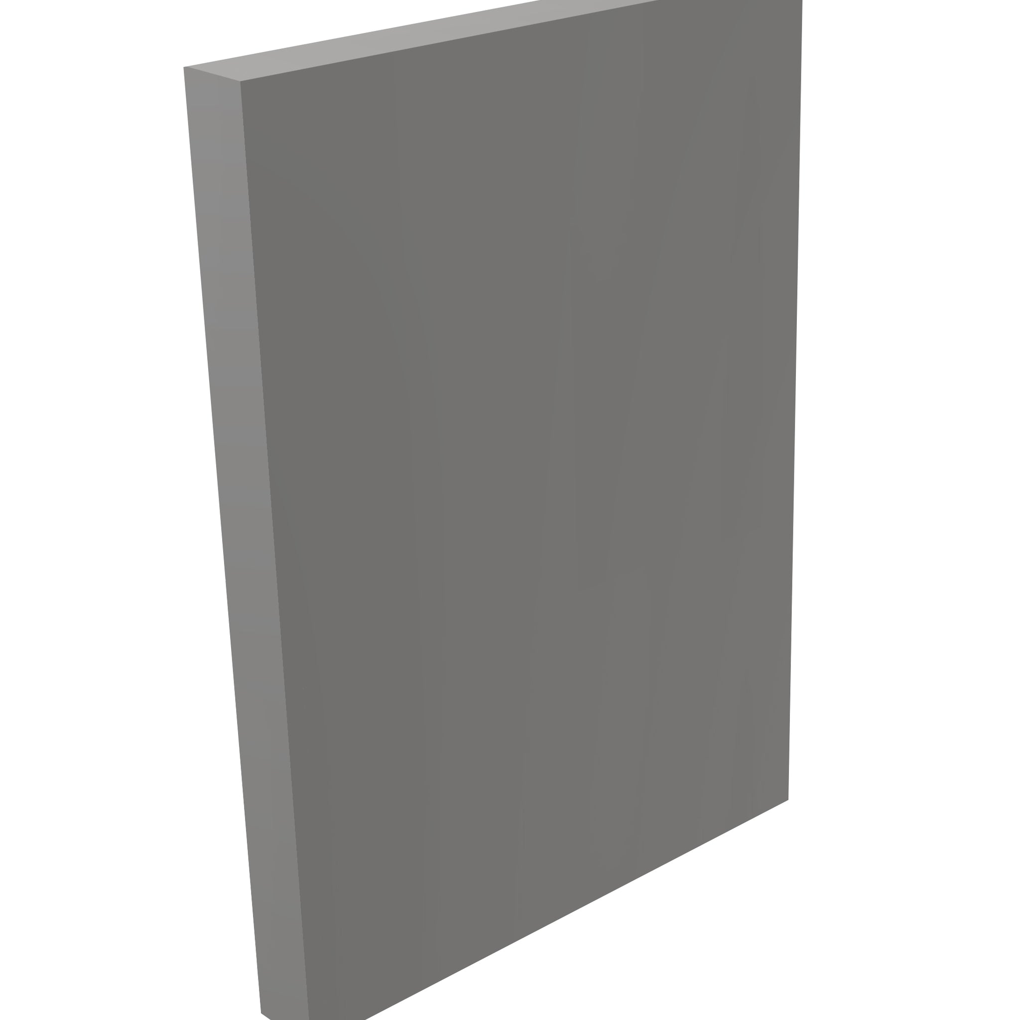 RTA - Glossy Grey - Double Door Base Cabinets | 3"W x 34.5"H x 24"D