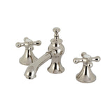 Vintage 8 In. Two-handle 3-Hole Deck Mount Widespread Bathroom Sink Faucet