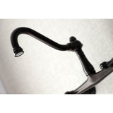 Vintage 8 Inch Center Wall Mount Bathroom Faucet