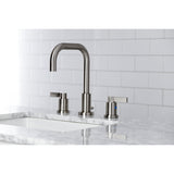 NuvoFusion Widespread Bathroom Faucet With Brass Pop Up