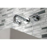 Manhattan 2-Handle 8 inch Wall Mount Bathroom Faucet