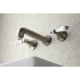 Metropolitan 2-Handle Wall Mount Bathroom Faucet