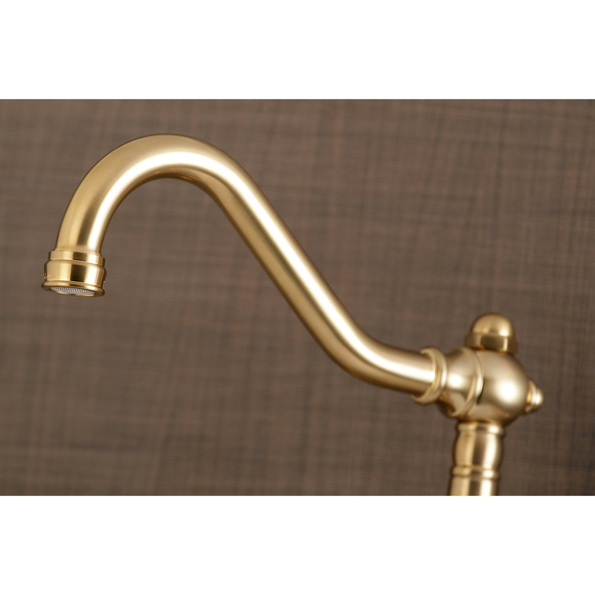 Vintage 6 Inch Adjustable Center Wall Mount Kitchen Faucet