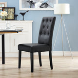 Modern Confer Fabric Dining Side Chair - Modern Dining Chair Set - BUILDMYPLACE