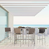 Shore 7 Piece Outdoor Patio Aluminum Dining Set - BUILDMYPLACE