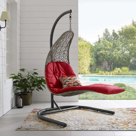 Porch Swing Chair For Home-Landscape Hanging Chaise Lounge Outdoor Patio Swing Chair - BUILDMYPLACE