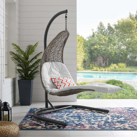 Porch Swing Chair For Home-Landscape Hanging Chaise Lounge Outdoor Patio Swing Chair - BUILDMYPLACE