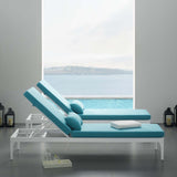 Perspective Cushion Outdoor Patio Chaise Lounge Chair - BUILDMYPLACE