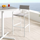 Raleigh Stackable Outdoor Patio Aluminum Bar Stool - BUILDMYPLACE