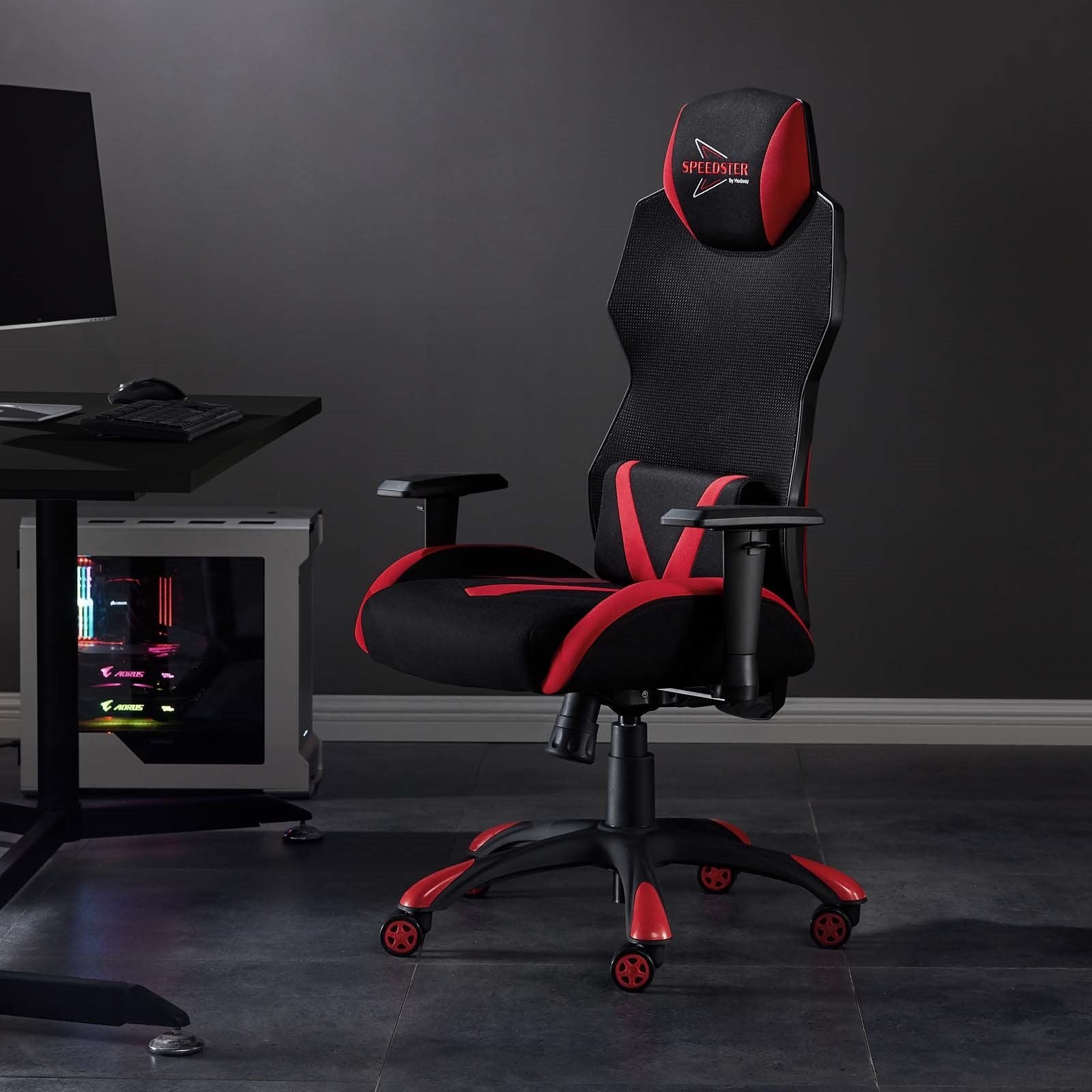 Large High Back Computer Chair with Dynamic Lumbar Support, Tilt and L