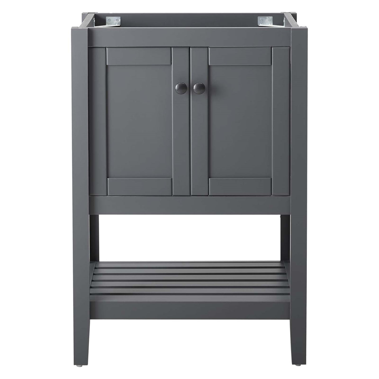 Pearl Modern 23 Inch Freestanding Bathroom Vanity With Soft Closing Doors Cabinet & Open Storage Shelf( Sink basin Not Included)