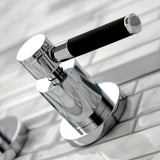 Kaiser Easy To Clean Two Handle Wall Mount Bathroom Faucet