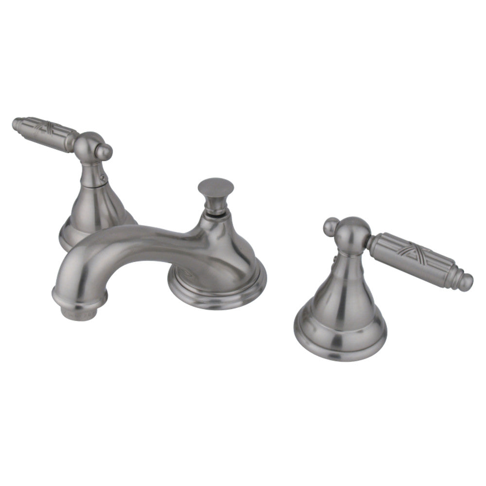 Georgian 8" Deck Mount Widespread Bathroom Faucet