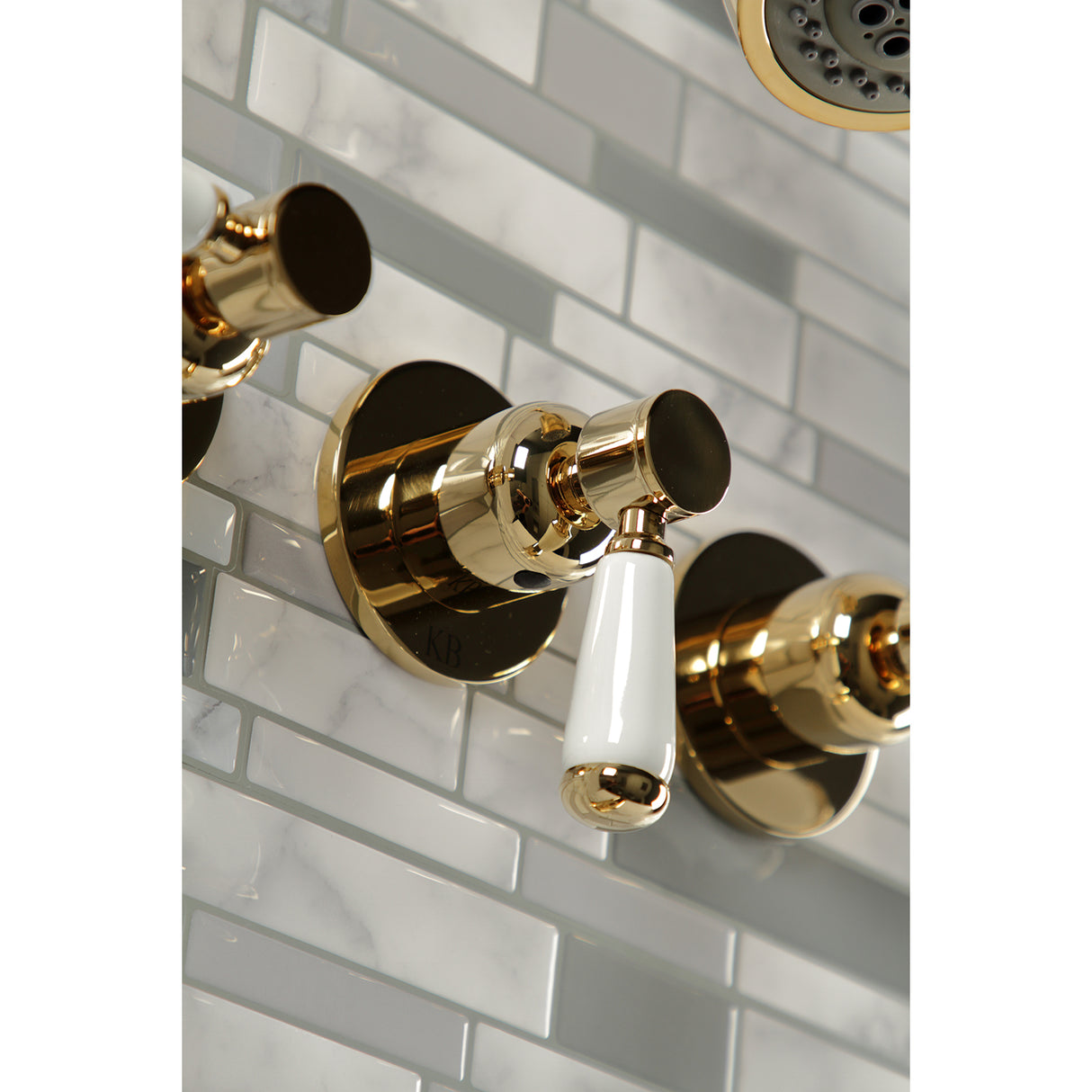 Paris Three Handle Tub And Shower Faucet