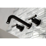 Manhattan 2-Handle 8 inch Wall Mount Bathroom Faucet