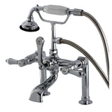 Heirloom Deck Mount Clawfoot Tub Faucet Bronze