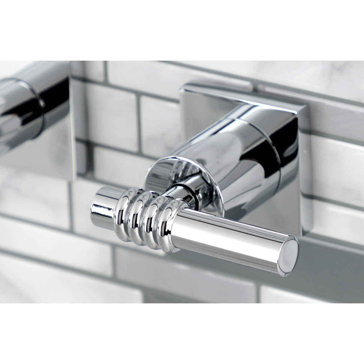 Milano Two-Handle Wall Mount Bathroom Faucet